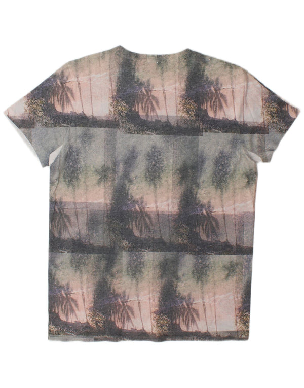 Tricou Hugo Boss pentru bărbați cu model abstract Top XL poliester multicolor