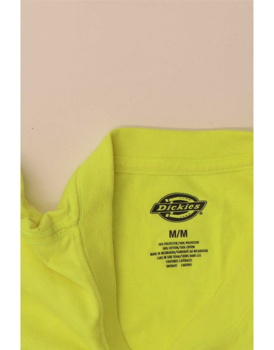 Top pentru bărbați Dickies cu mânecă lungă, verde mediu, poliester