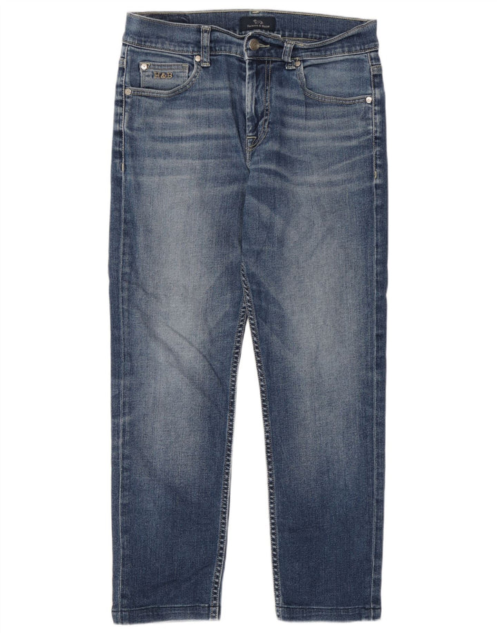Harmont & Blaine Blugi Drepți Crop pentru Damă IT 44 Medium L30 L26 Albastru