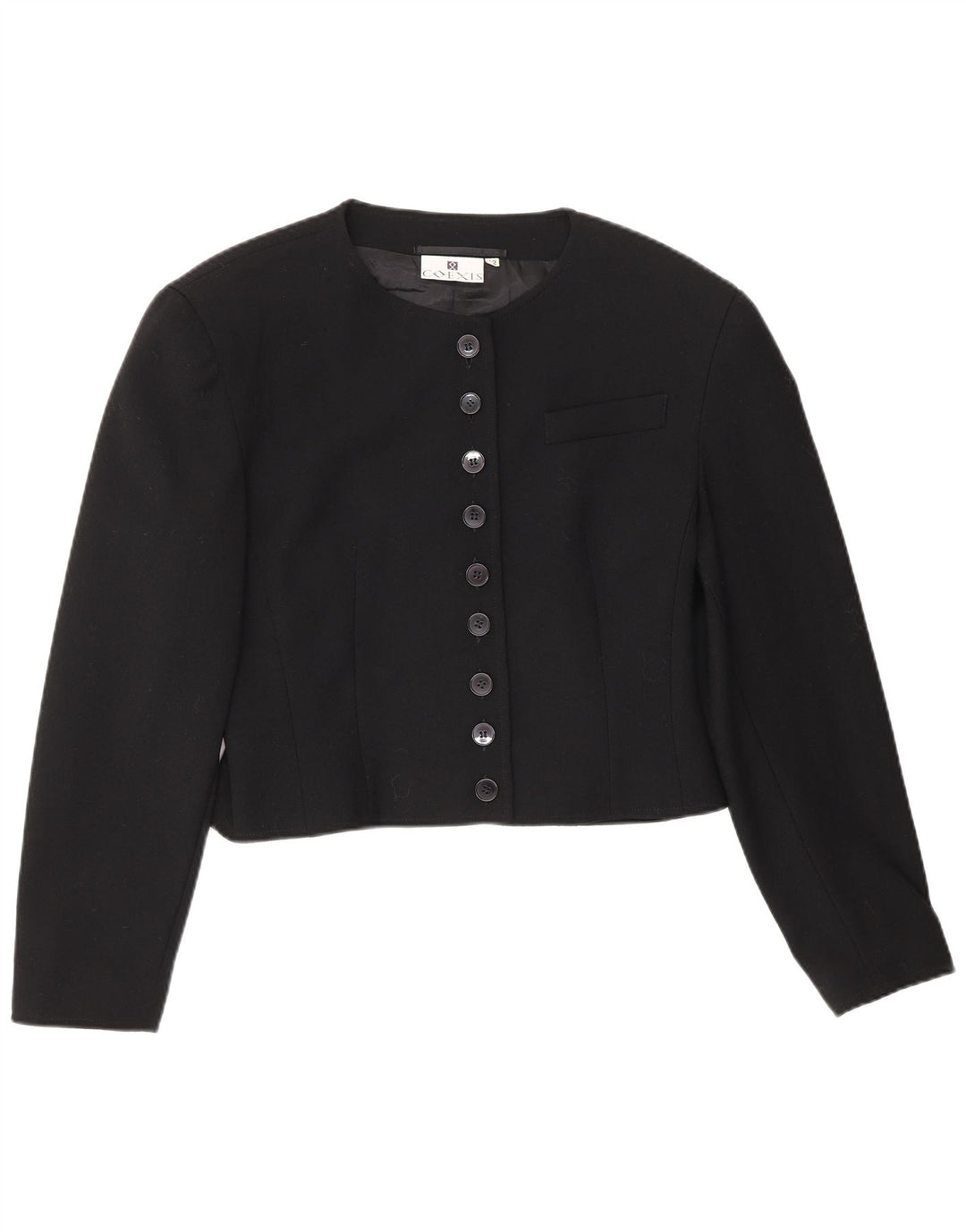 Jachetă Bolero Coexis pentru femei IT 42 Medium Black Lână nouă