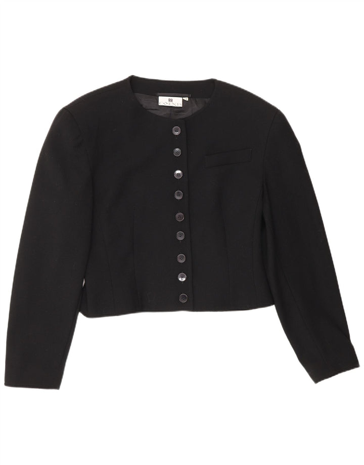 Jachetă Bolero Coexis pentru femei IT 42 Medium Black Lână nouă
