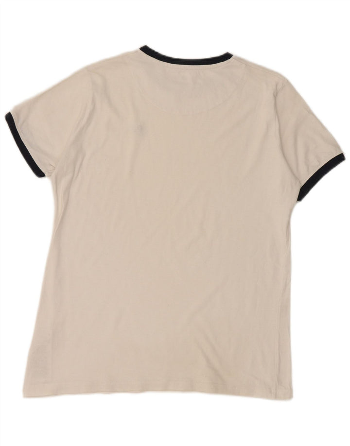 LYLE & SCOTT Tricou Băieți Top 12-13 Ani Bumbac Alb