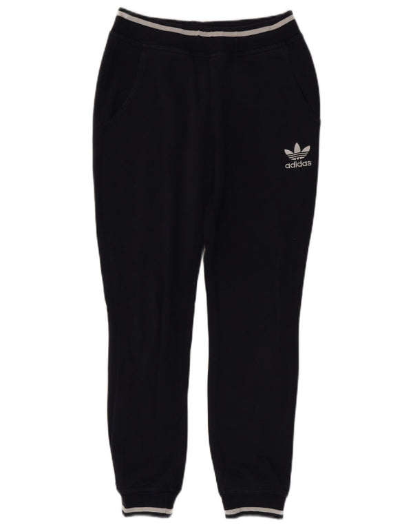 Pantaloni de trening Adidas pentru femei Pantaloni de jogging UK 8 Mici Bumbac bleumarin