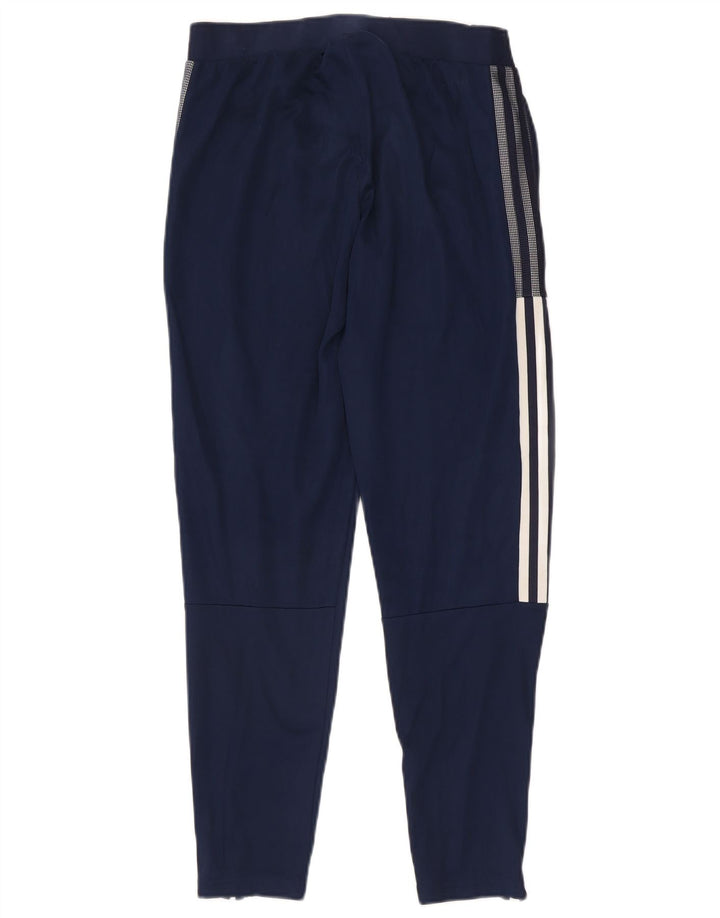 Pantaloni de trening Adidas Primegreen pentru bărbați, poliester mediu bleumarin