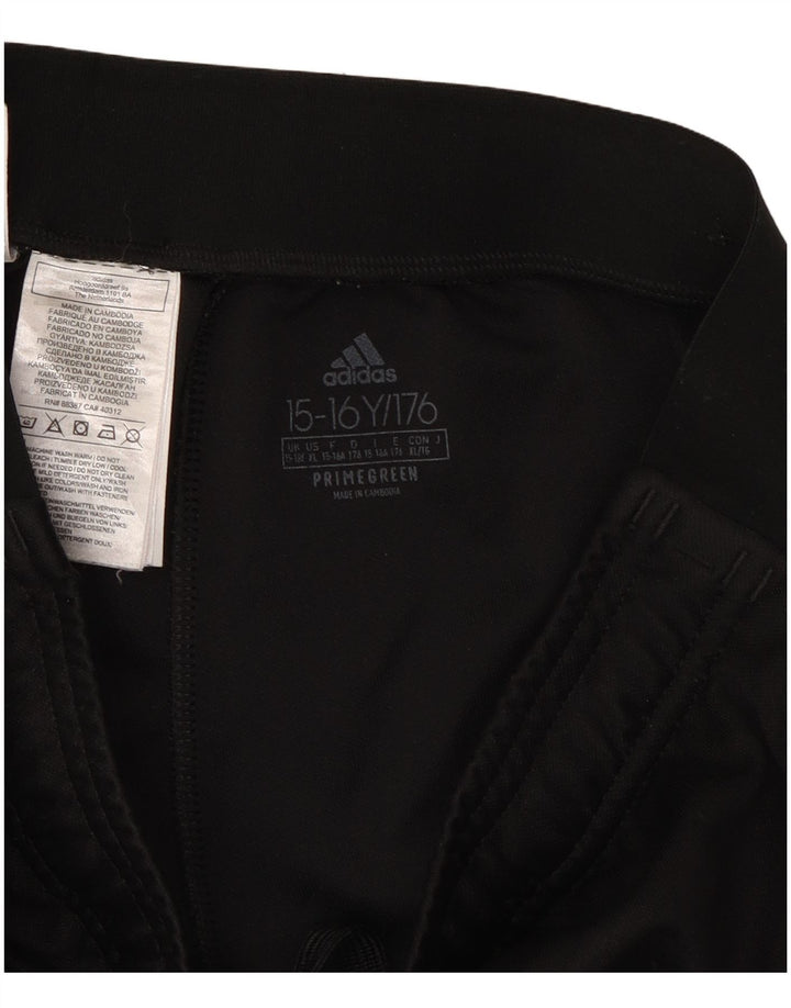 Pantaloni de trening ADIDAS Aeroready pentru baieti 15-16 ani poliester negru