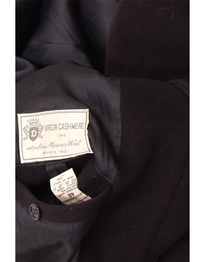 Pardesiu vintage pentru bărbați IT 48 Medium Bleumarin Lână virgină