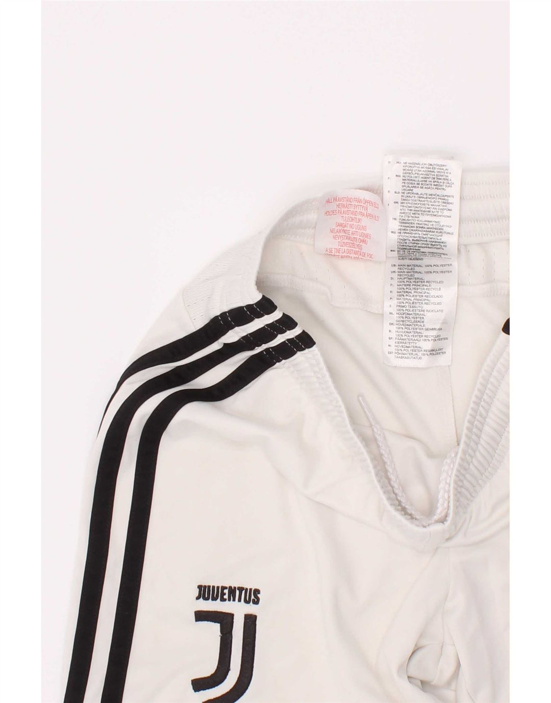 Pantaloni scurți sport Adidas pentru băieți Juventus Graphic 7-8 ani, alb, poliester