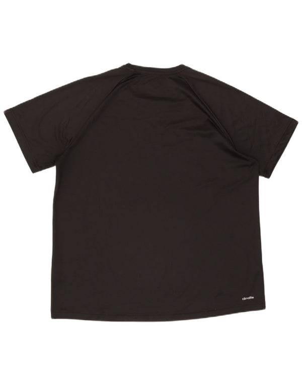 Tricou Adidas Climalite Graphic Top XL Poliester Negru