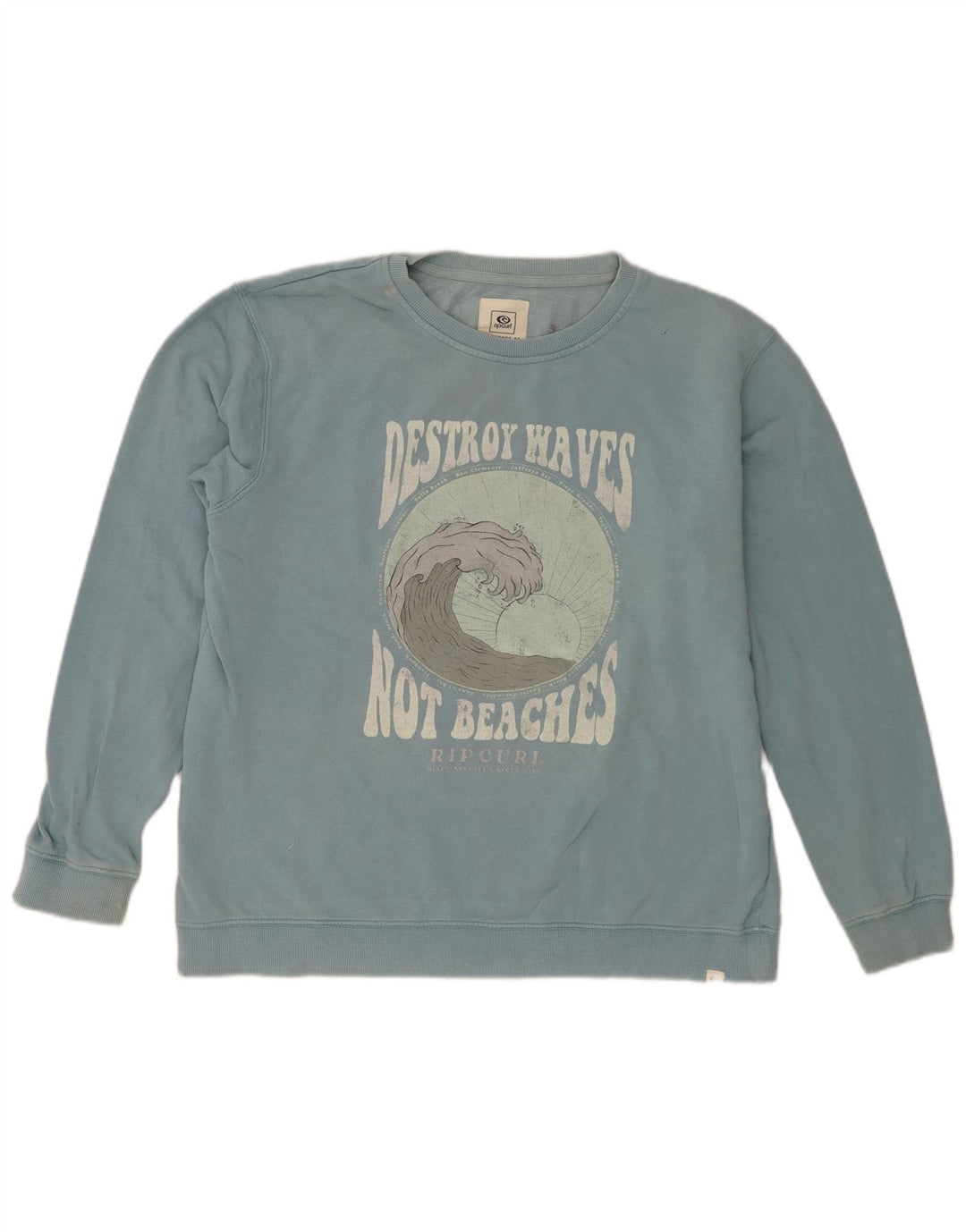 Pulover grafic pentru bărbați Rip Curl, bumbac mic, albastru