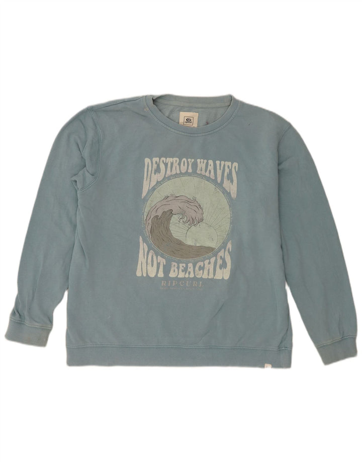 Pulover grafic pentru bărbați Rip Curl, bumbac mic, albastru