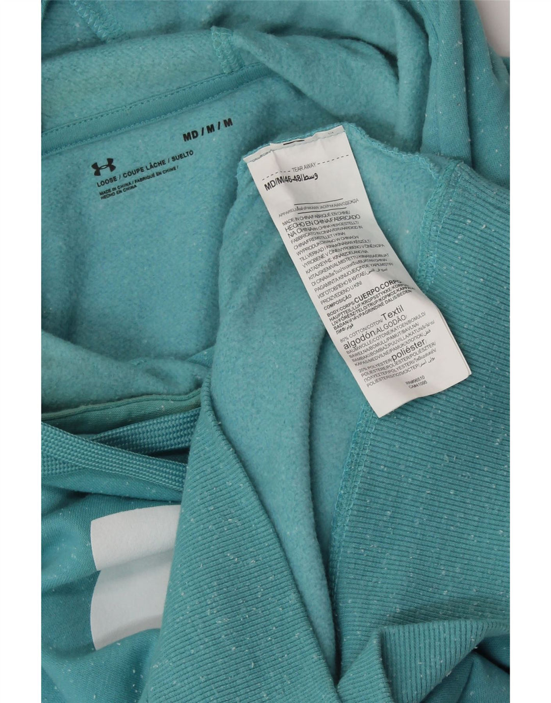 Pulover supradimensionat pentru femei UNDER ARMOUR UK 14 Medium Blue Flecked