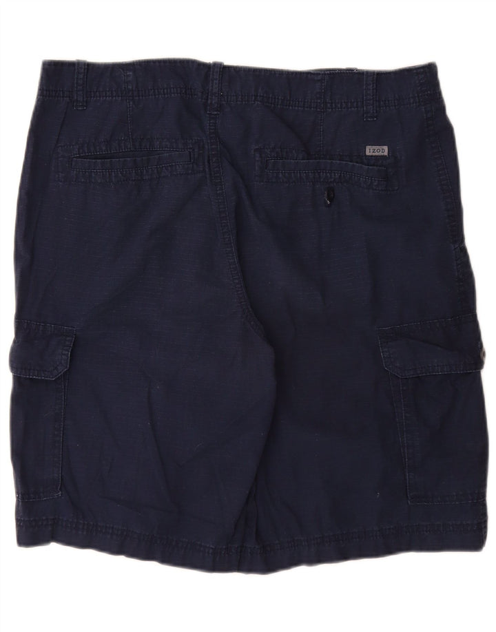 Pantaloni scurți cargo pentru bărbați Izod W34, mari, albastru, bumbac