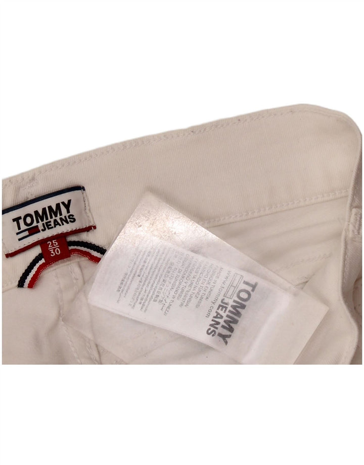Blugi skinny pentru femei TOMMY HILFIGER L25 L25, bumbac alb