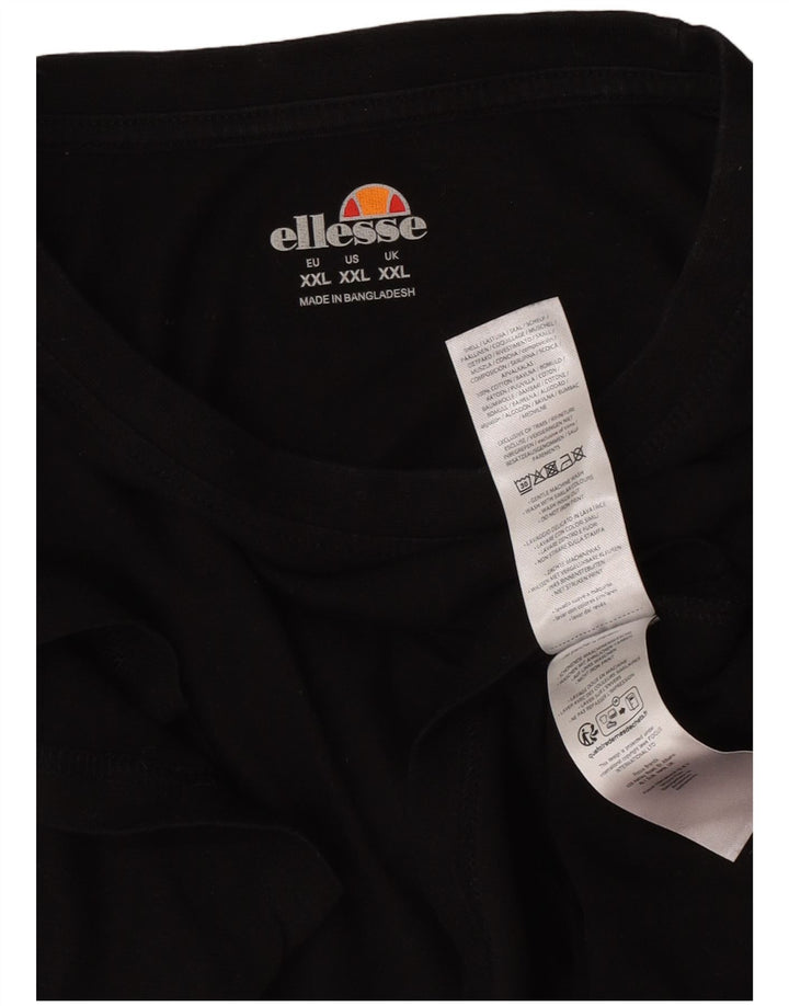 Tricou pentru bărbați Ellesse Top 2XL bumbac negru