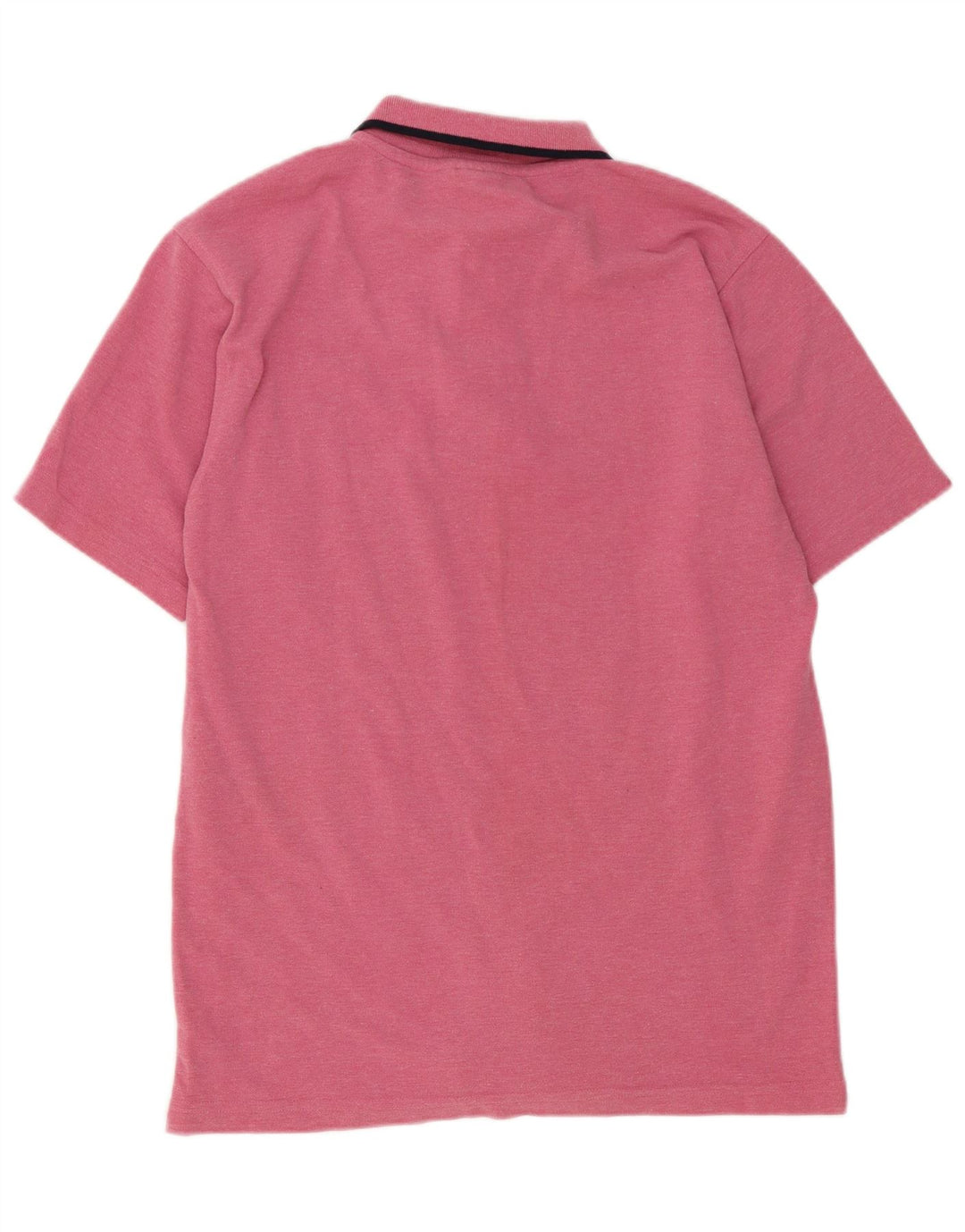 Tricou polo pentru bărbați Diadora, poliester cu dungi roz mic
