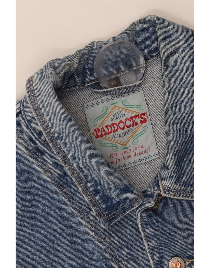 Gilet de denim pentru bărbați Paddock's UK 42 XL Albastru