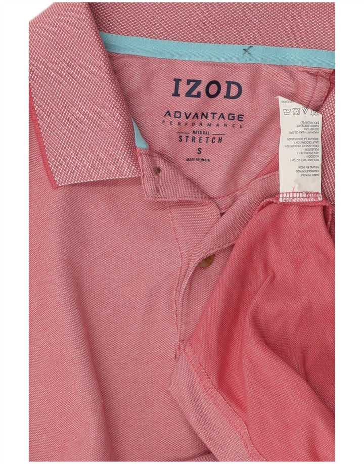 Tricou polo IZOD pentru bărbați, bumbac roz mic