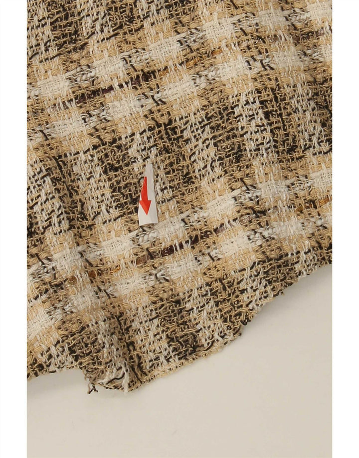 Pantaloni scurți casual pentru femei Zara Medium W28 Brown Check Poliester