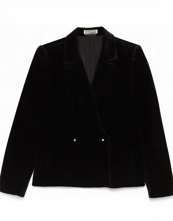 Jachetă pentru femei Luisa Spagnoli din catifea IT 42 Medium Black