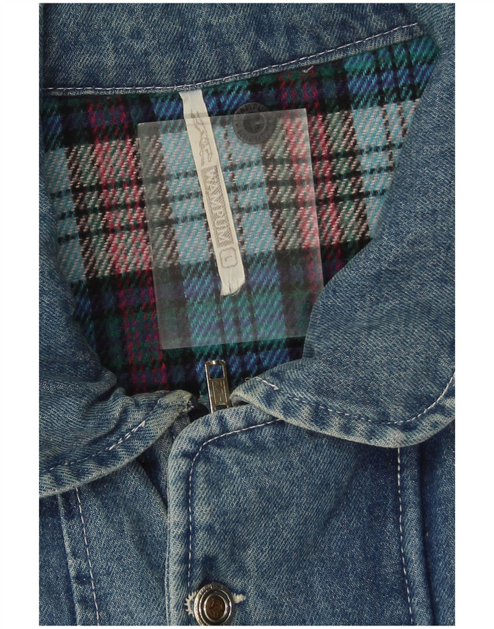 Palton de blugi pentru bărbați Wampum UK 40, mare, albastru, bumbac