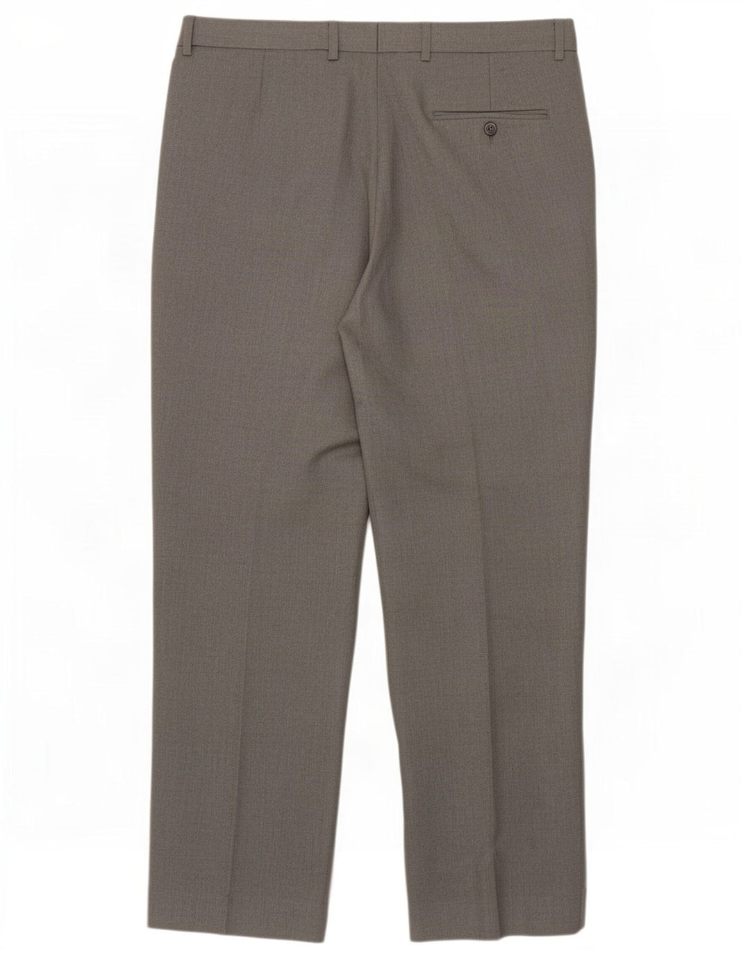 Pantaloni de costum pentru bărbați Marks & Spencer, cu ajustare normală, L36 L29, poliester gri