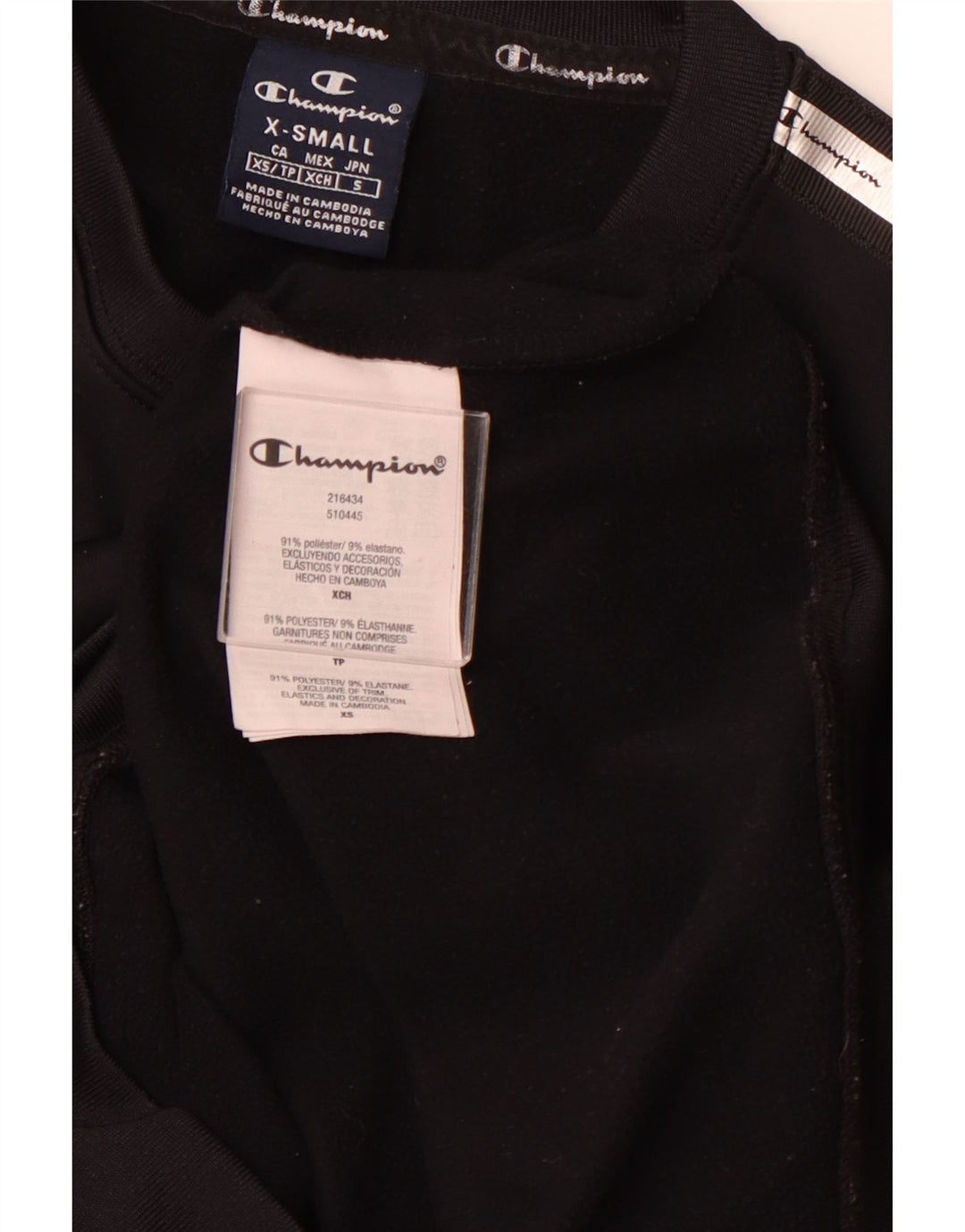 Pulover grafic pentru bărbați CHAMPION XS Poliester bleumarin