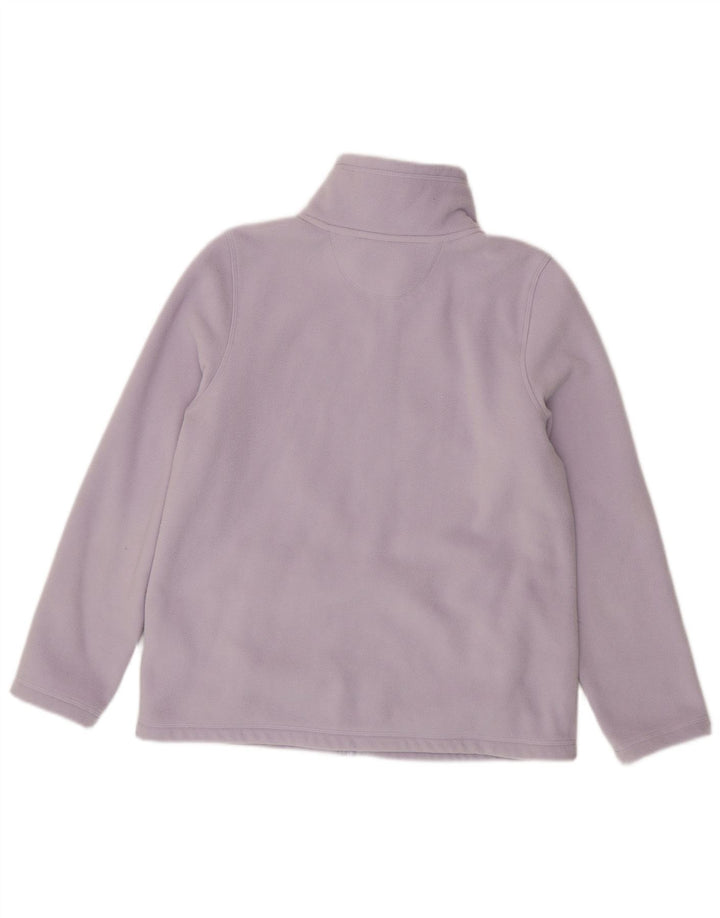 Jachetă din lână cu grafică pentru femei Dkny UK 16 Poliester violet mare