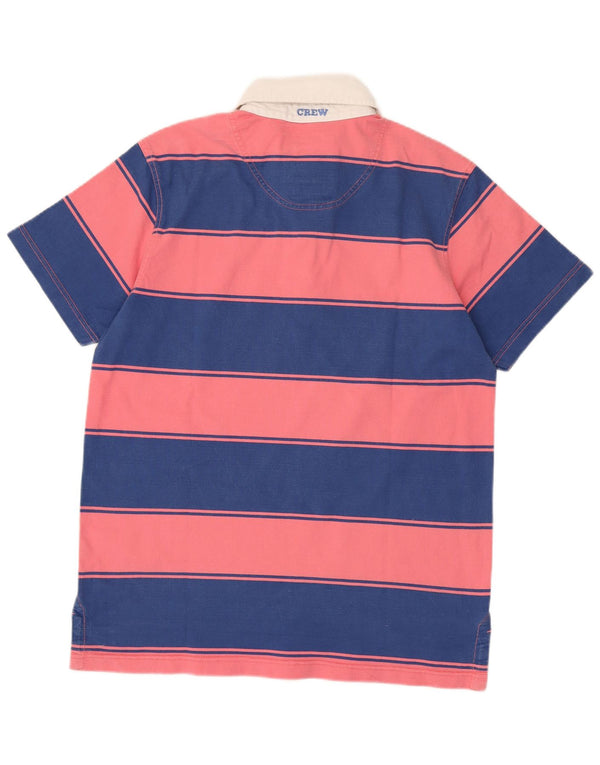Crew Clothing Tricou polo rugby pentru bărbați XL bumbac cu dungi roz
