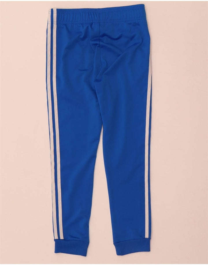 Adidas Băieți Pantaloni Trening Pantaloni Joggeri 9-10 Ani Poliester Albastru