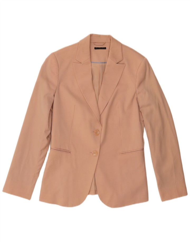 Jachetă blazer pentru femei Sisley, cu 2 nasturi, UK 10, poliester roz mic