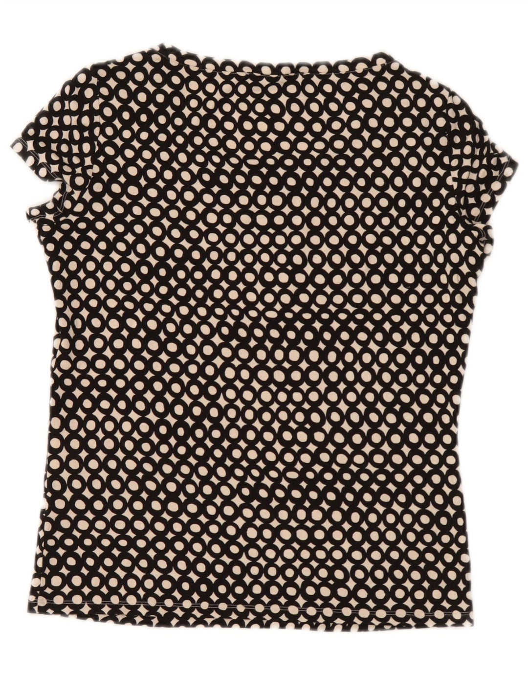 Bluză de weekend pentru femei Max Mara Top UK 10 Small Black Spotted Viscose