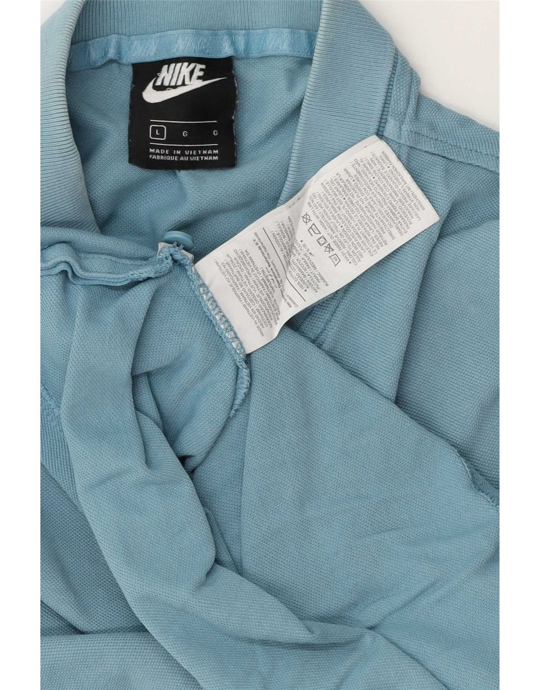 Tricou polo Nike pentru bărbați, mare, albastru, bumbac
