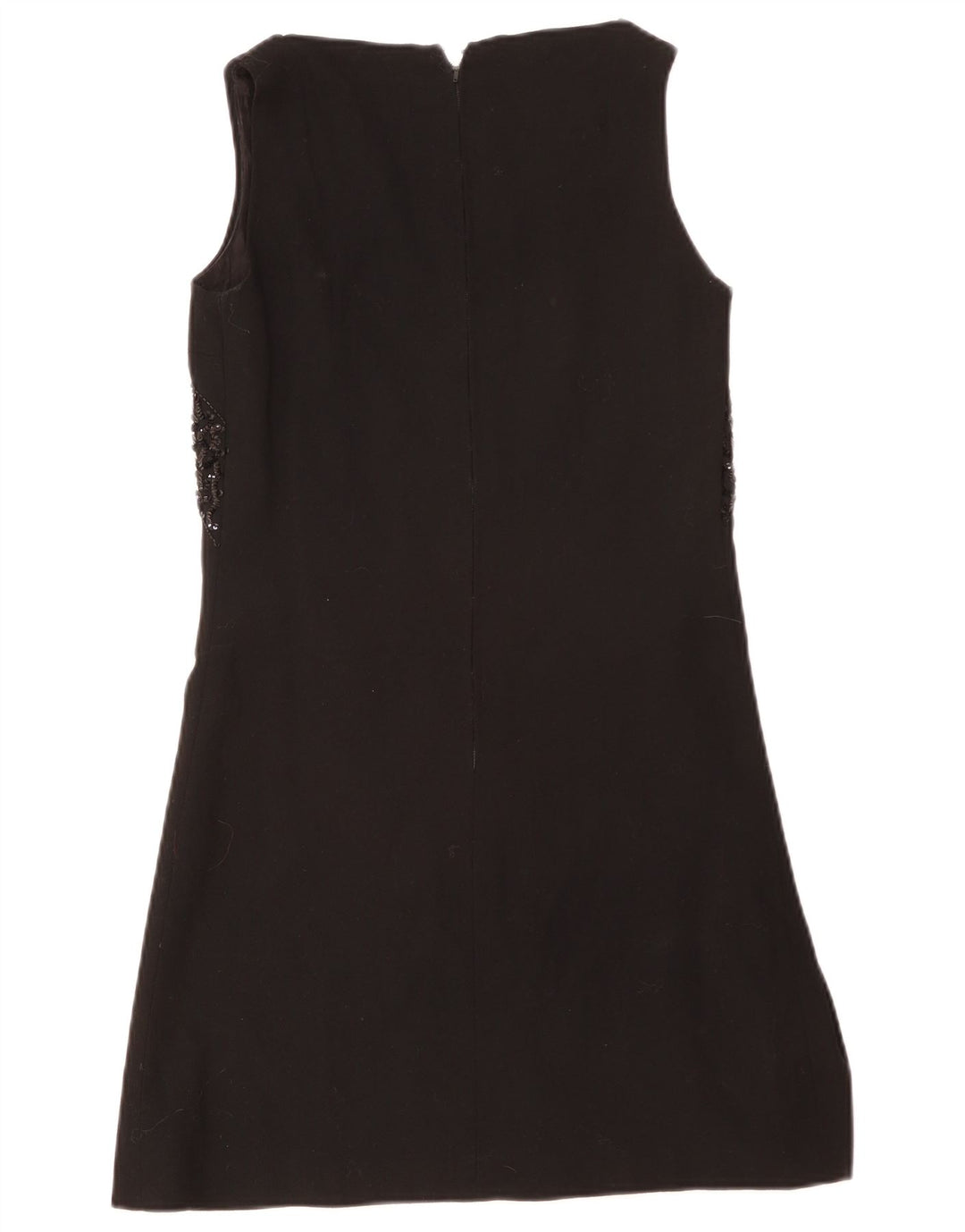 Rochie teacă fără mâneci vintage pentru femei IT 44 Medium Black