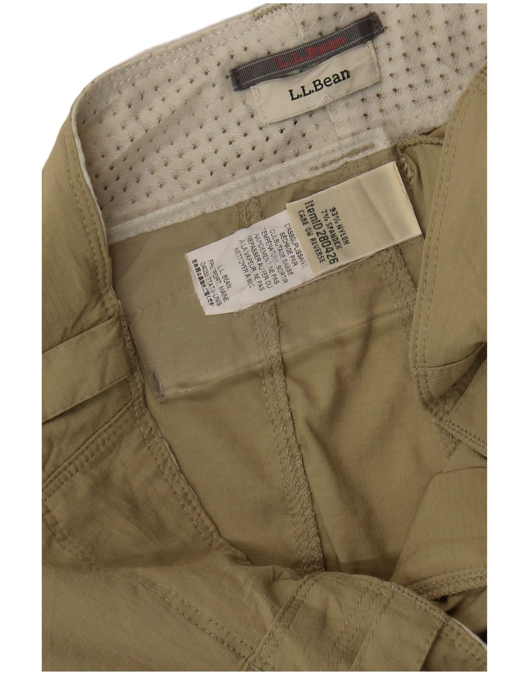Pantaloni cargo drepti pentru femei L.L.Bean L34 L30 Nailon kaki