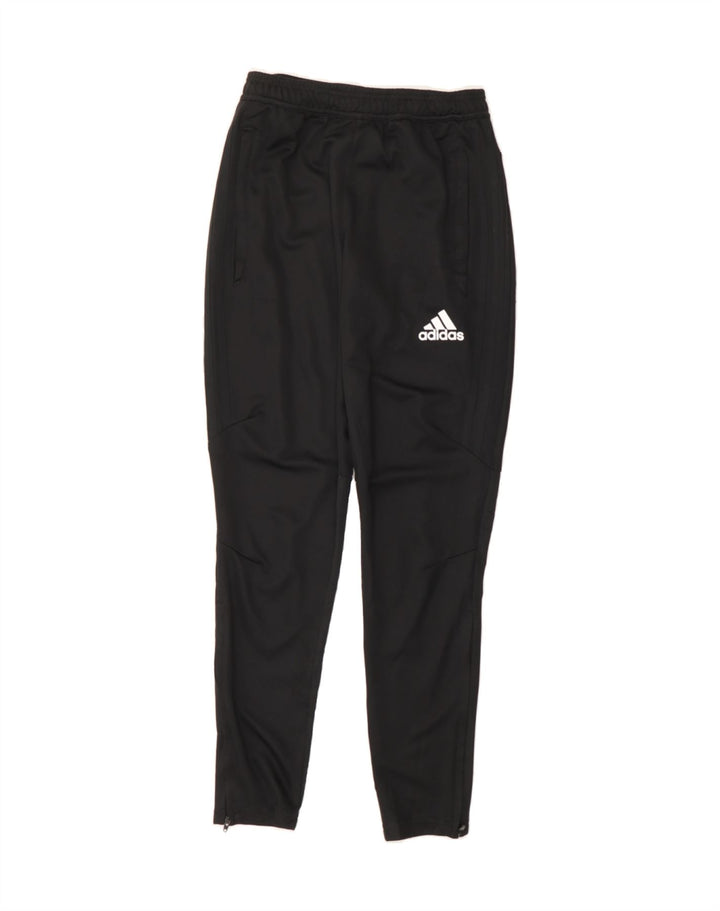 ADIDAS Womens Climacool Graphic Tracksuit Trousers UK 8 Small  Black Vintage Adidas and Second-Hand Adidas from Messina Hembry 