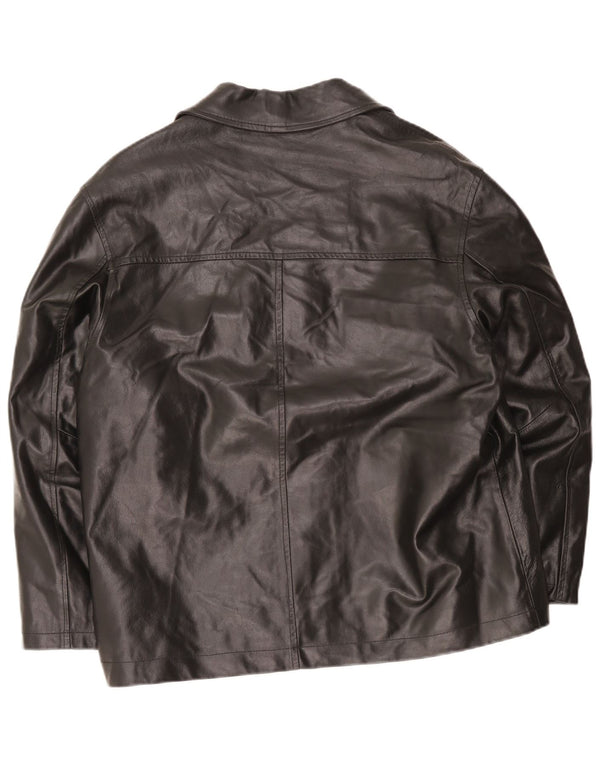 Jachetă de piele pentru bărbați Metropolitan IT 50 Large Black