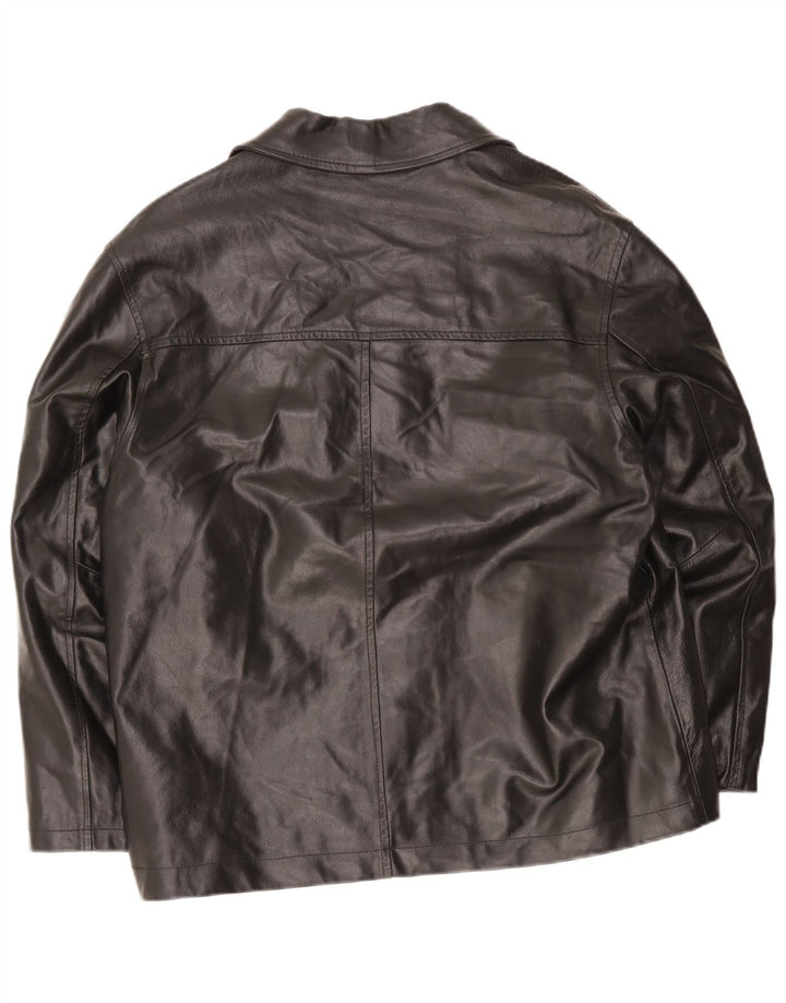 Jachetă de piele pentru bărbați Metropolitan IT 50 Large Black