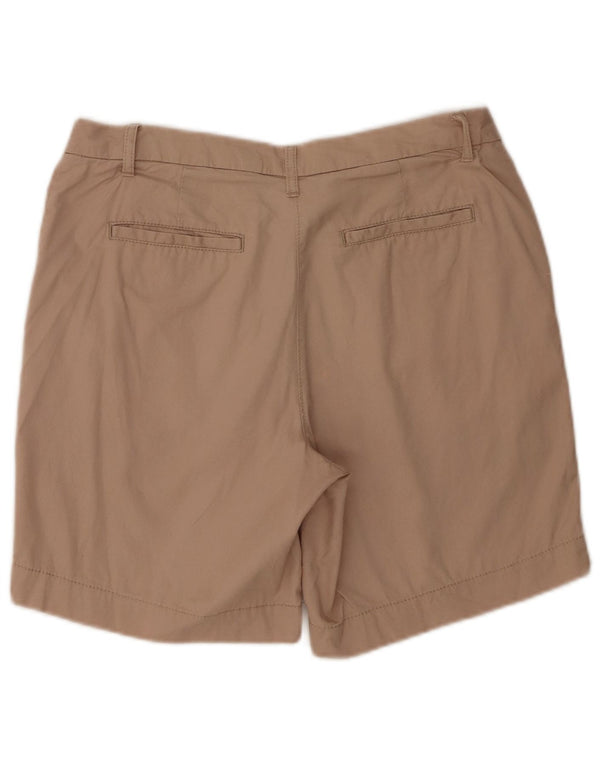 Pantaloni scurti chino pentru femei Marks & Spencer UK 12 Medium W32 Bej Bumbac