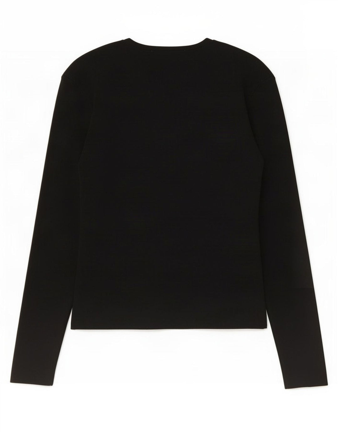 Top femeie Zara cu mânecă lungă UK 14 mare, negru, nailon