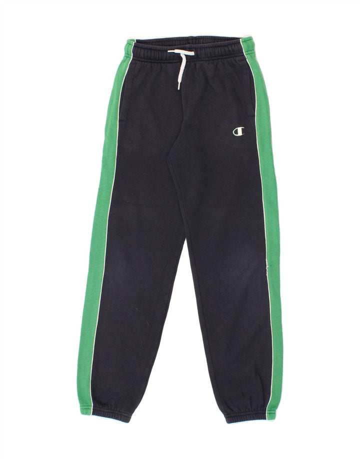 CHAMPION Boys Tracksuit Trousers Joggers 11-12 Years Medium  Navy Blue Vintage Champion and Second-Hand Champion from Messina Hembry 
