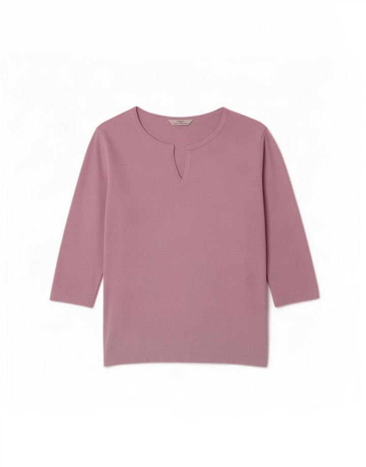 Marks & Spencer pentru femei St. Michael Top cu mâneci 3/4 UK 12 Mov mediu