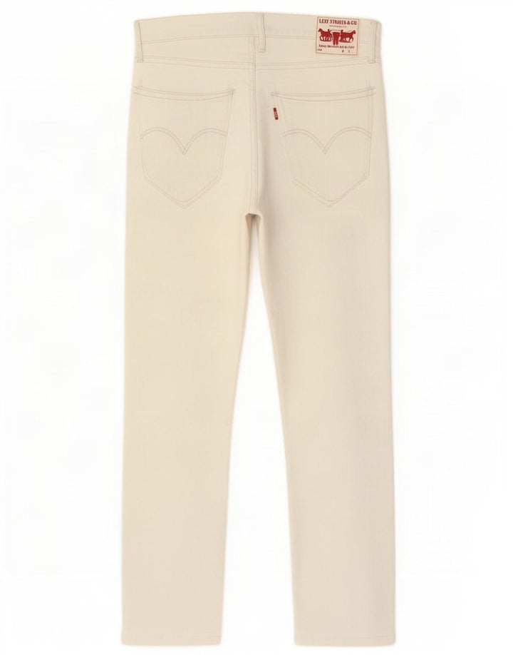 Blugi drepti pentru femei Levi's W30 L27 alb
