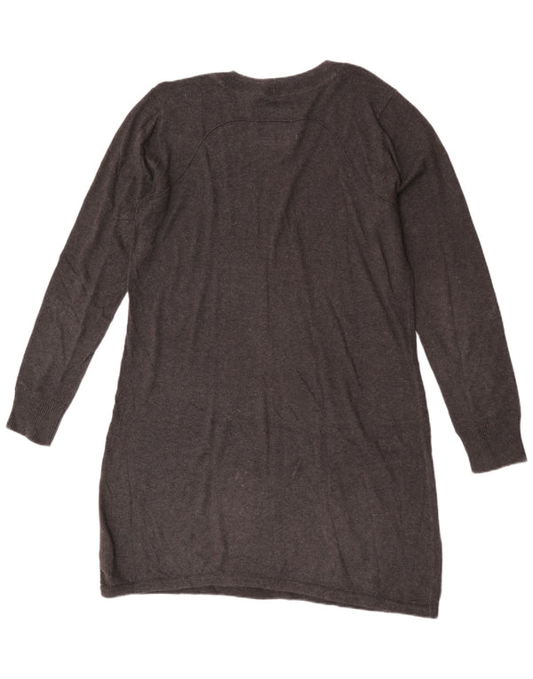 Rochie cu pulover cu mânecă lungă pentru femei Fat Face UK 16 mare bumbac gri