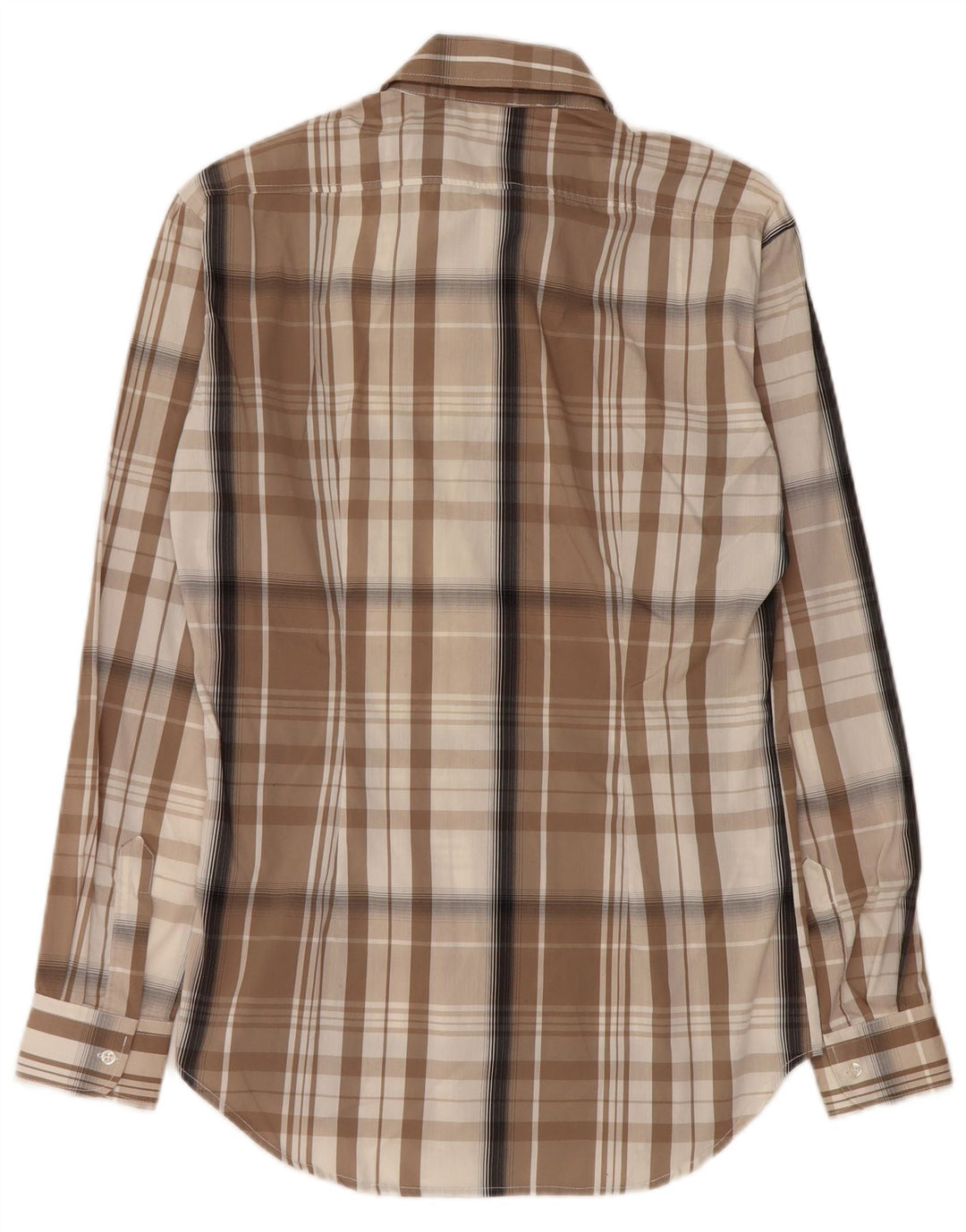 Cămașă Bărbați NARACAMICIE Bumbac Cu Cară Maro Mic