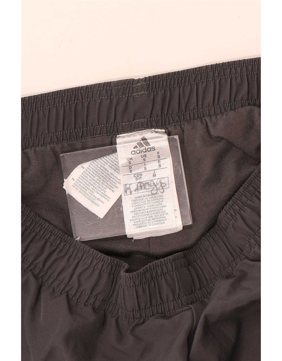 Pantaloni de trening pentru bărbați Adidas Pantaloni de jogging Mici Gri Poliester