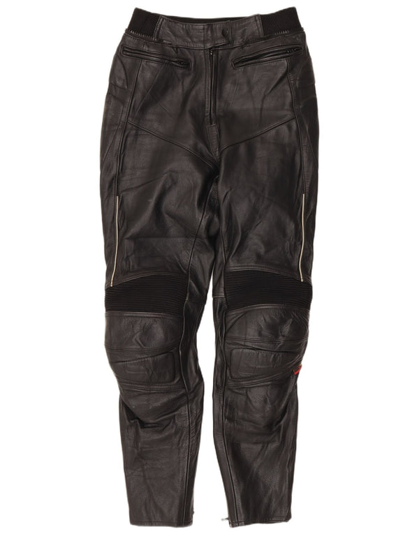 Hein Gericke Pantaloni Moto Racer din piele pentru femei EU 36 Small W26 L28 Negru