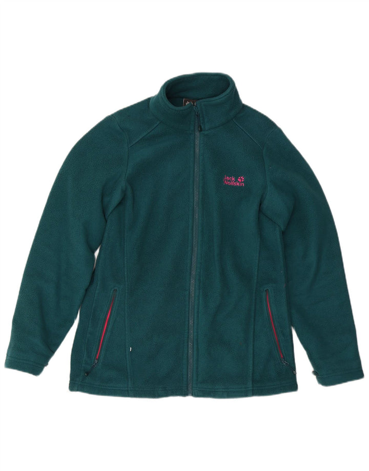 Jack Wolfskin Jachetă pentru femei Liner Fleece UK 12/14 Poliester verde mediu