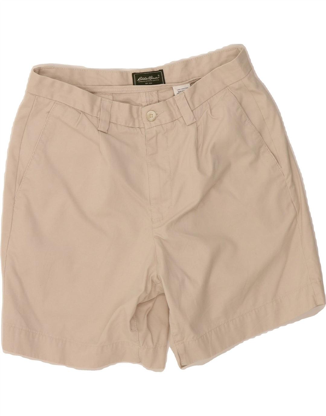 EDDIE BAUER Mens Chino Shorts W33 Medium  Beige Cotton Vintage Eddie Bauer and Second-Hand Eddie Bauer from Messina Hembry 