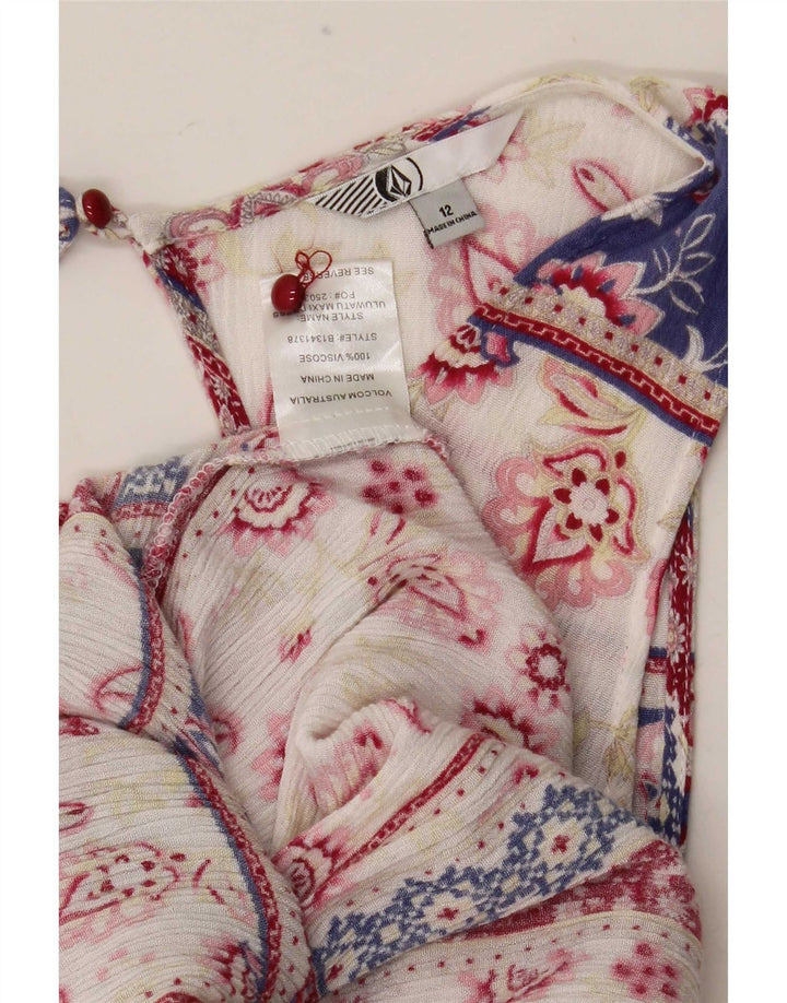 Rochie maxi fără mâneci pentru femei Volcom UK 12 Medium Multicolor Paisley