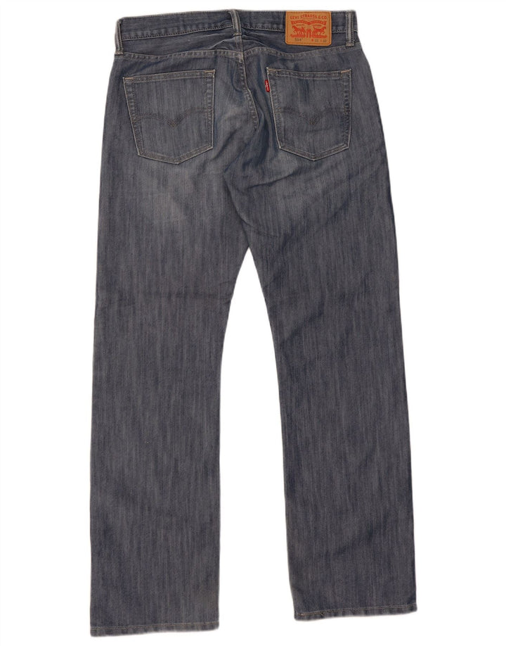Blugi pentru bărbați Levi's 514 Bootcut W33 L32 Bumbac albastru